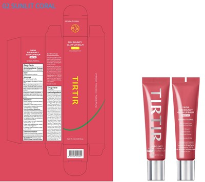 Tirtir Sun Bouncy Glow Lip Balm Spf30_02 Sunlit Coral.jpg (02 Sunlit Coral)
